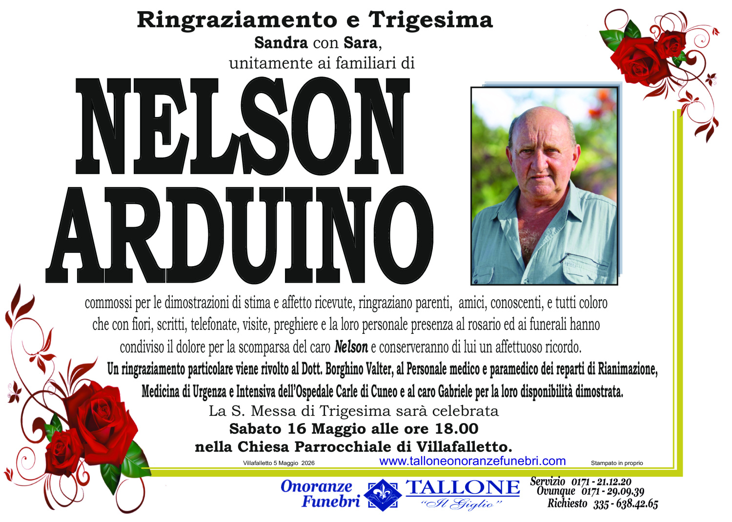 <br />
<b>Warning</b>:  Undefined variable $info in <b>/home/tallone/public_html/ringraziamenti.php</b> on line <b>68</b><br />
Nelson Arduino